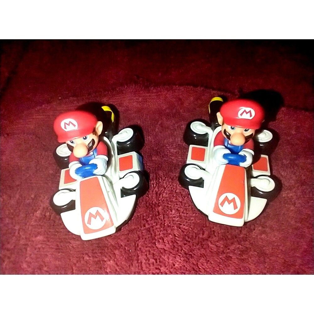 Super Mario Bros Mario Twin Kart Racer Set McDonald's Happy Meal Toys